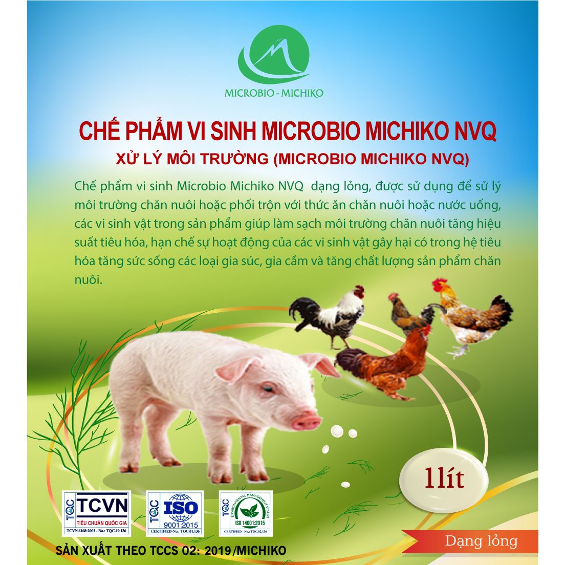 Chế phẩm vi sinh Microbio Michiko - Tonkin Việt Nam